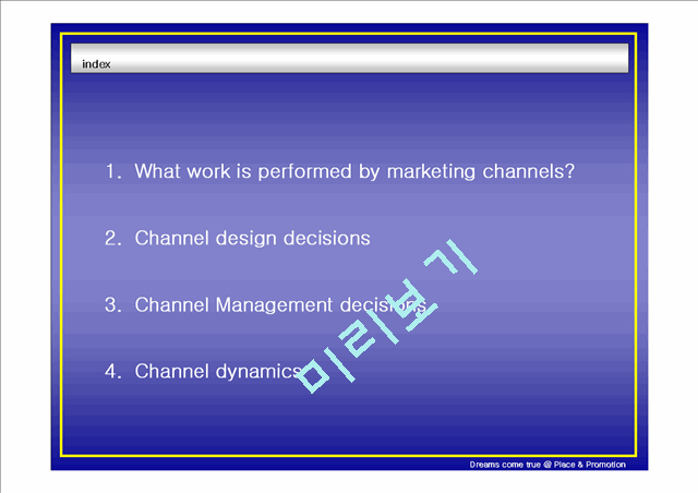 Managing Marketing Channels   (2 페이지)